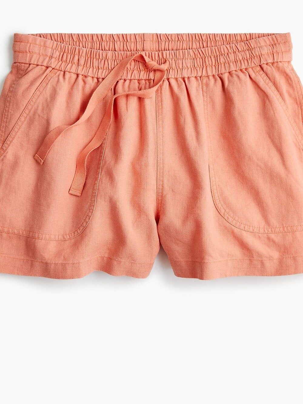 Point Sur Seaside Linen Shorts Dusty Peach XS